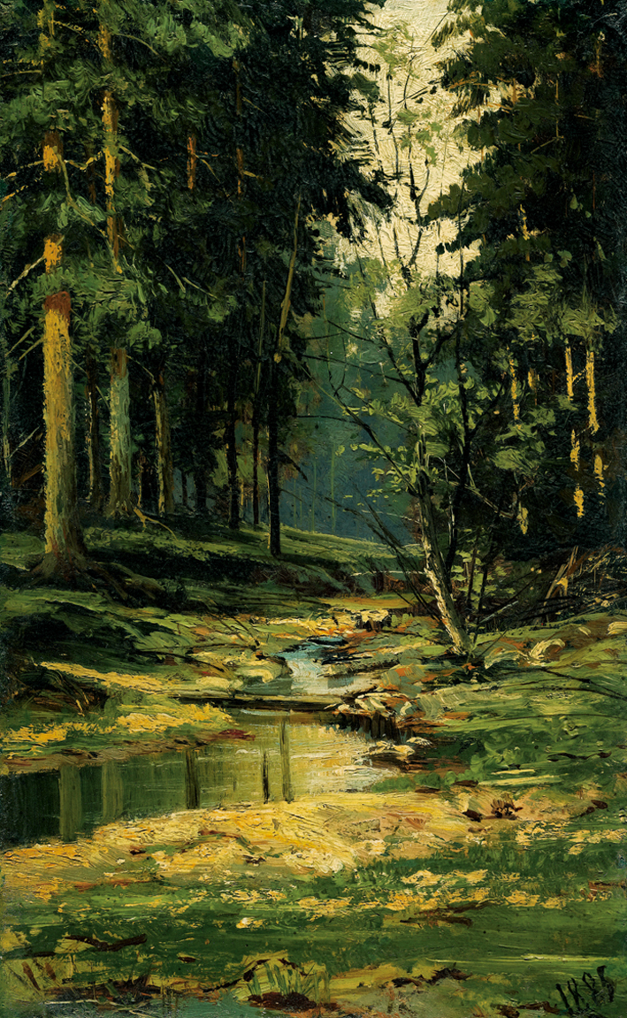  伊凡·伊凡诺维奇·希施金 Ivan I. Shishkin ——林间小溪